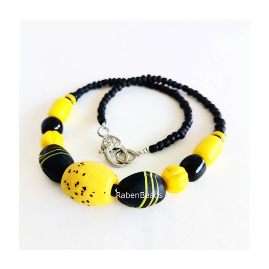 RB Black&Yellow Necklace