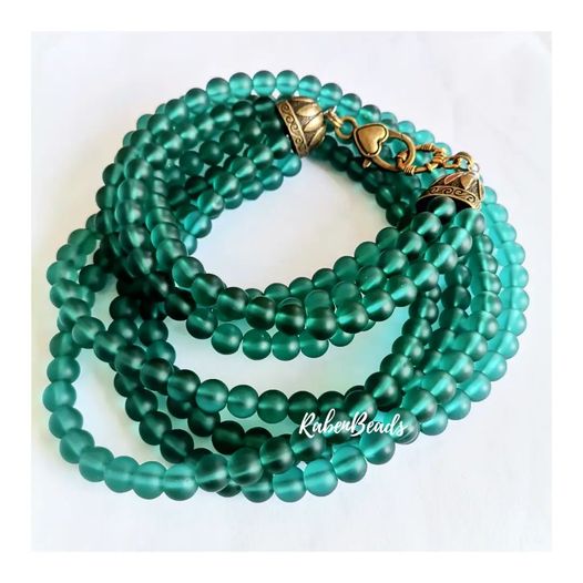 Teal Multiple Layer Necklace