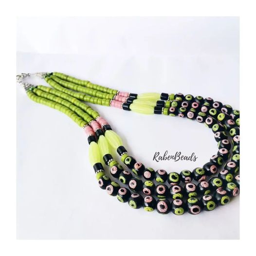 RB PUPUS 3 Layered Necklace