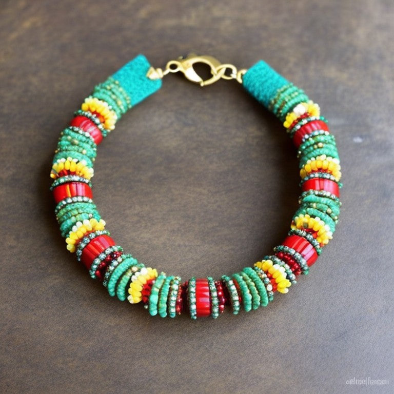 Nepal Glass Beads Bracelet