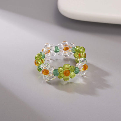 Women's Bead Ring Fashion Jewelry