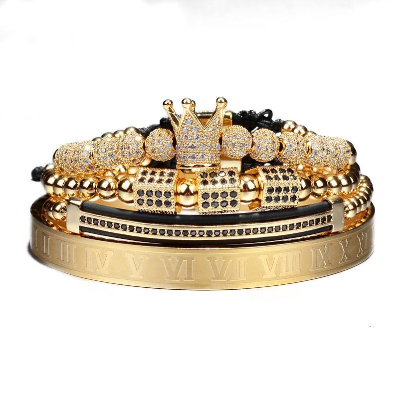 Roman Royal Crown Charm Bracele