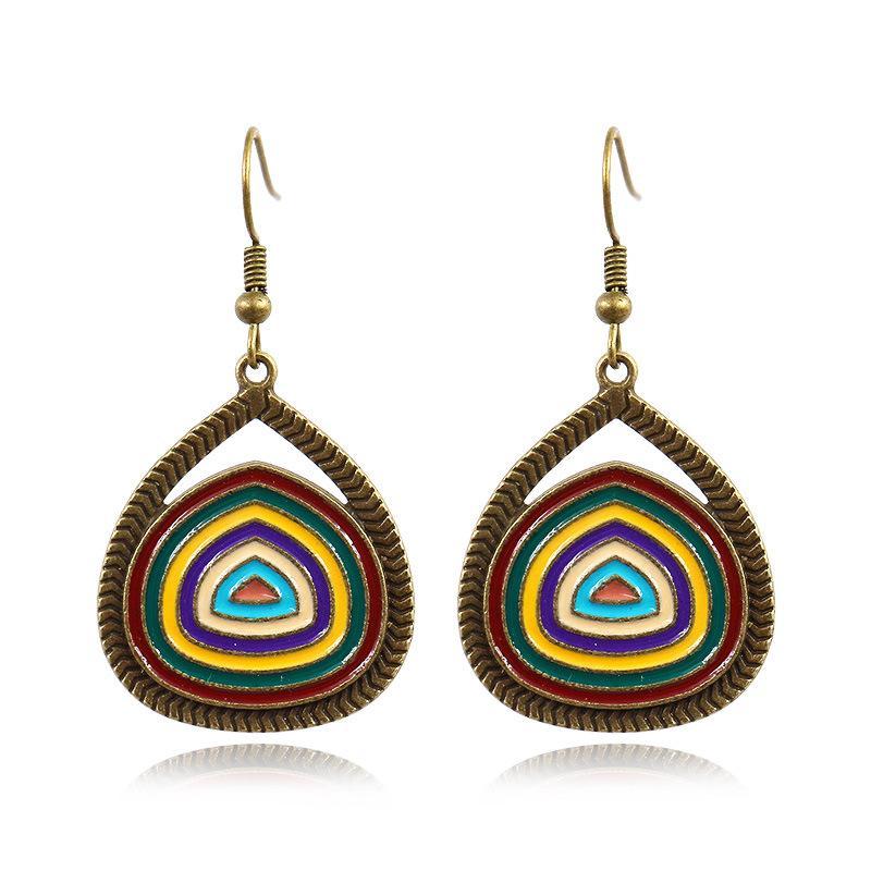 Women's Bohemian Vintage Water Drop Earrings