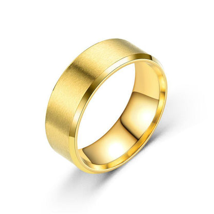 Stainless Steel Matte Ring