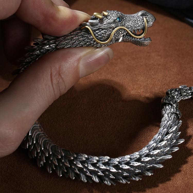 High Quality Viking Dragon Men Bracelet