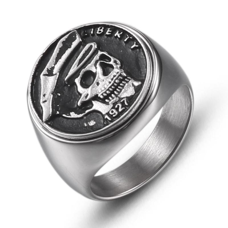 Fashion Men's Warlord Skull Ring