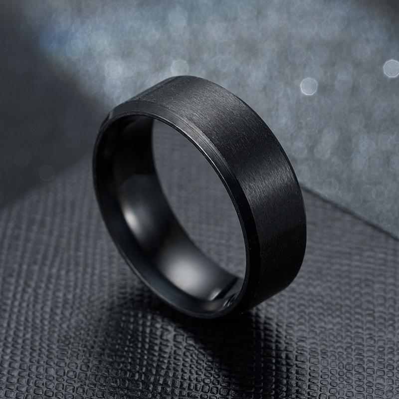 Stainless Steel Matte Ring