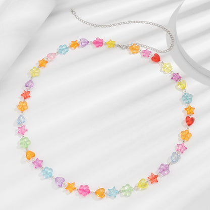 New colourful Flower Waist Chain Women's Body Chain