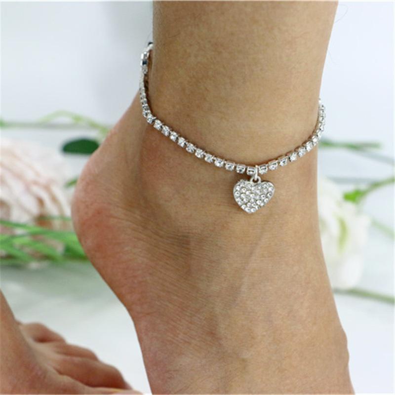 Rhinestone Anklets For Women