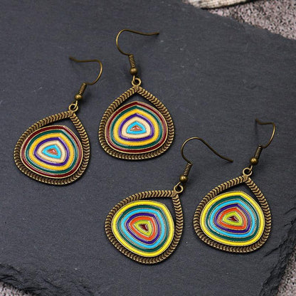 Women's Bohemian Vintage Water Drop Earrings