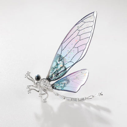 Wings Dragonfly Brooch Butterfly Corsage Bee Pin