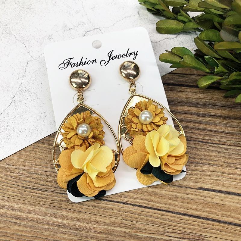 Multi Style Handmade Women's Summer Flower Earrings