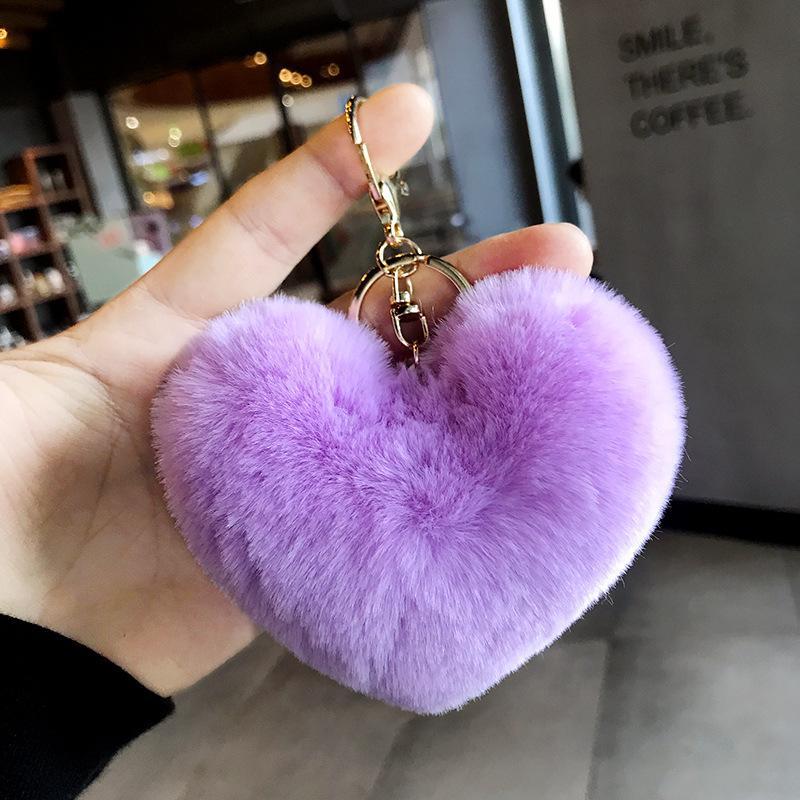 Love Ball Metal Keychain Car Pendant Women's Bag Pendant