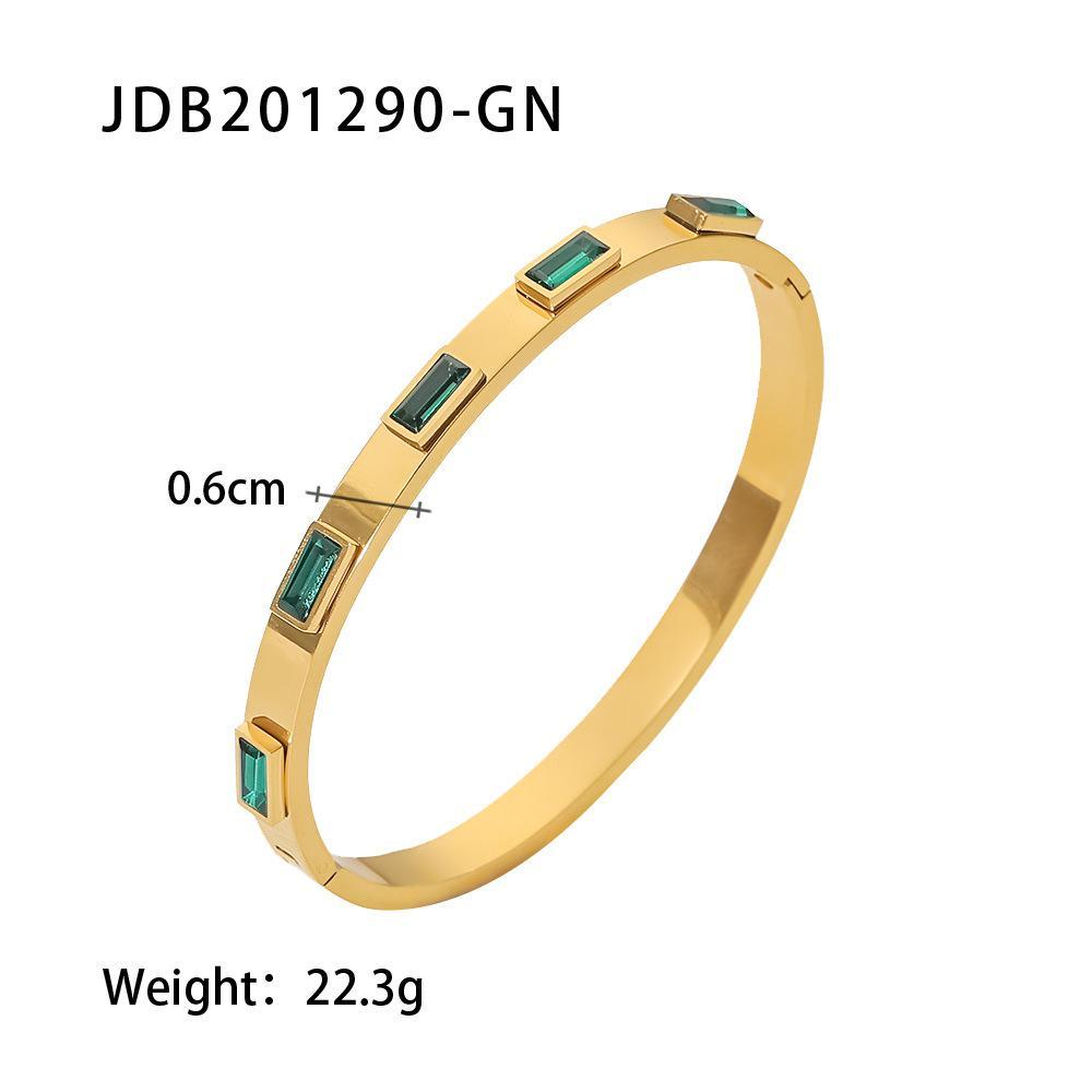 High Quality Stainless Steel Open Gold Bracelet