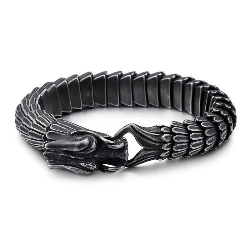 Punk Retro Dragon Bracelet For Men