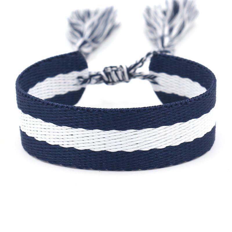 National Style Striped Handmade Bracelet