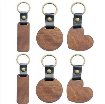 DIY Handmade Metal Leather Keychain