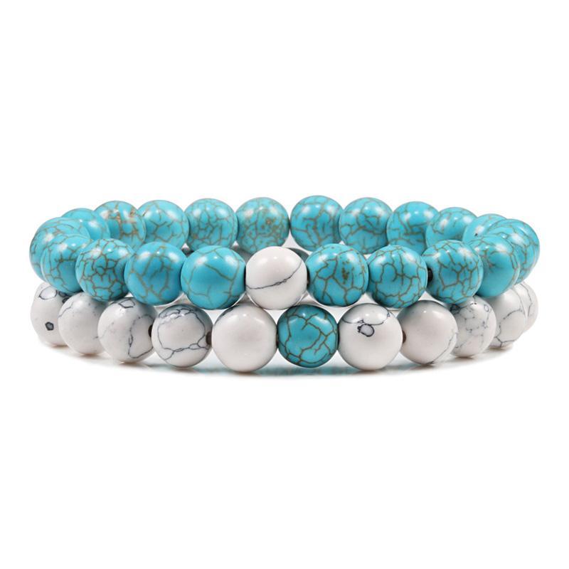 Natural Stone Lava Beaded Yoga Bracelets