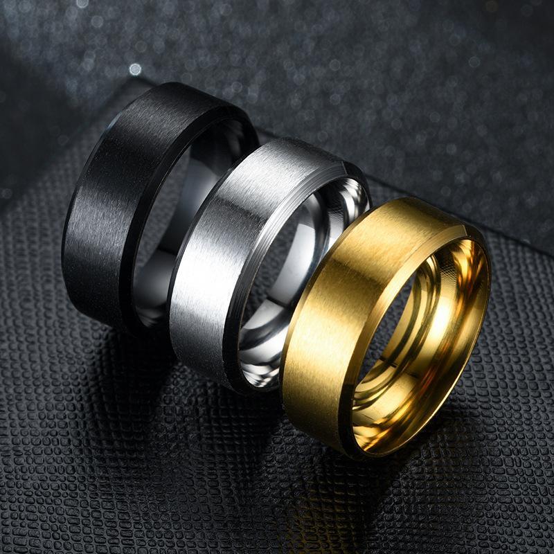 Stainless Steel Matte Ring