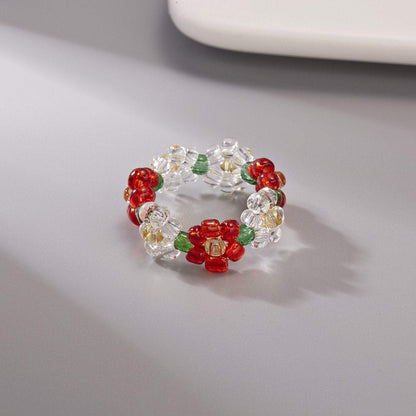 Women's Bead Ring Fashion Jewelry