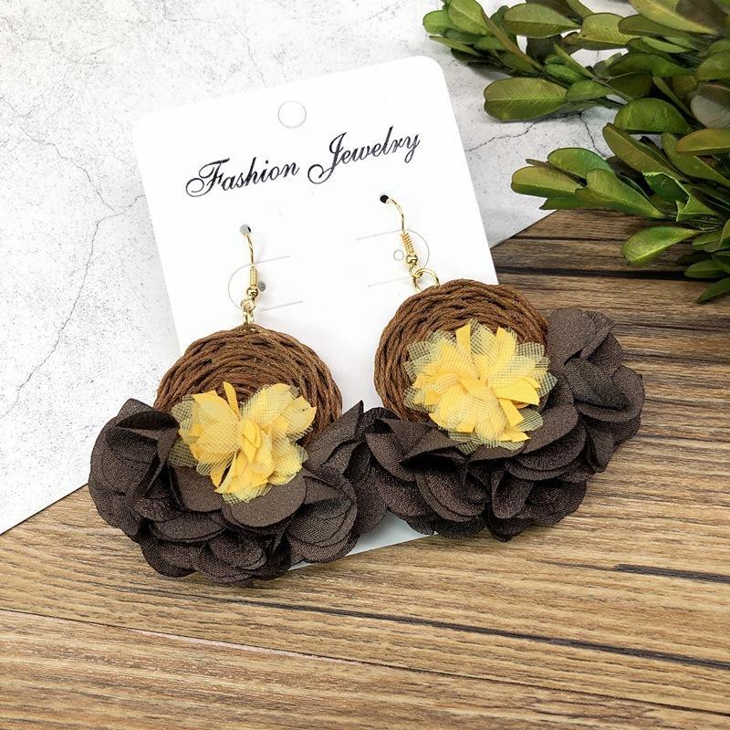 Multi Style Handmade Women's Summer Flower Earrings