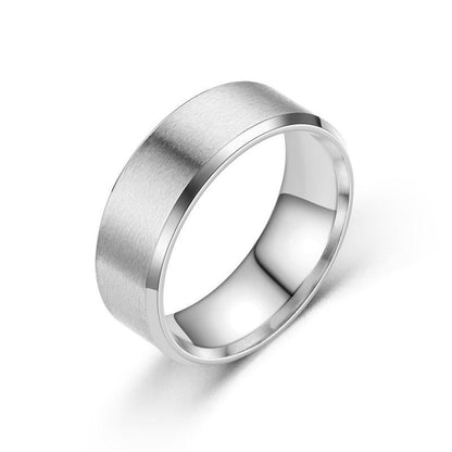 Stainless Steel Matte Ring