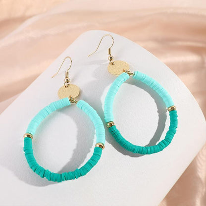 New Popular Personality coloured Soft Ceramic Earrings