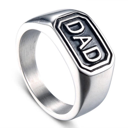 Stainless Steel DAD Ring For Father's day