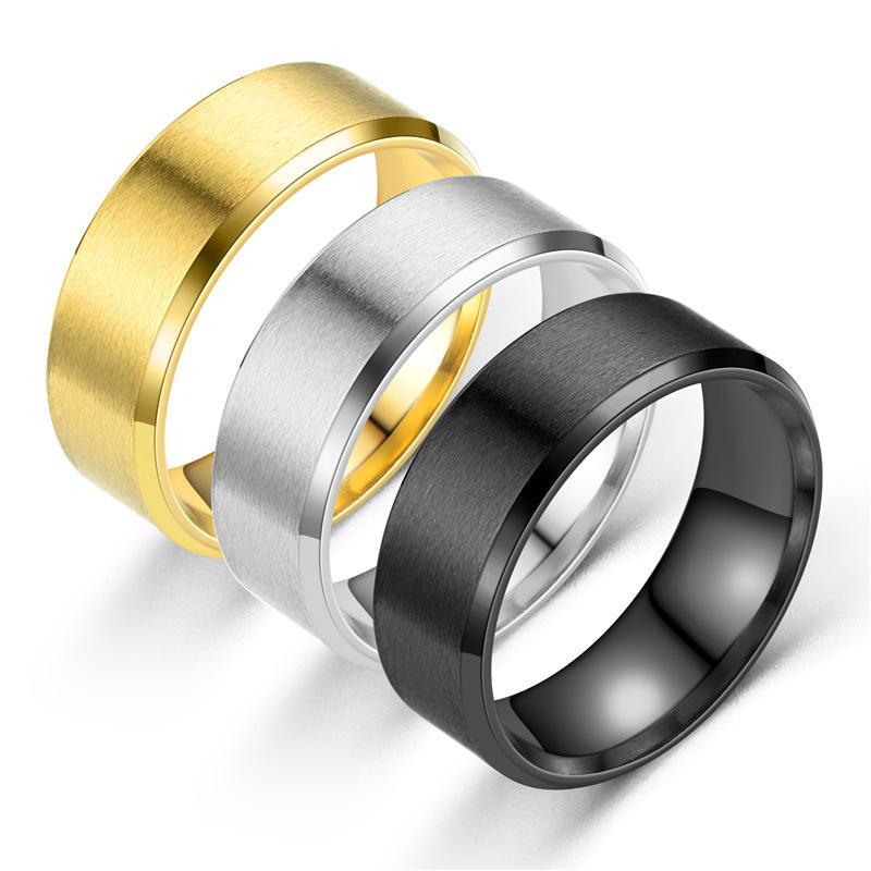 Stainless Steel Matte Ring