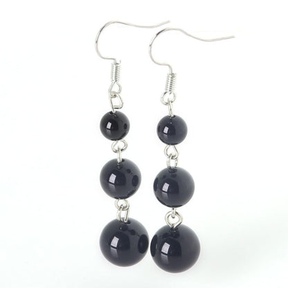 Women Summer Natural Stone Drop Earrings