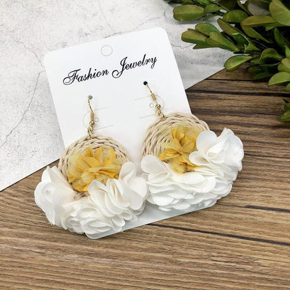 Multi Style Handmade Women's Summer Flower Earrings