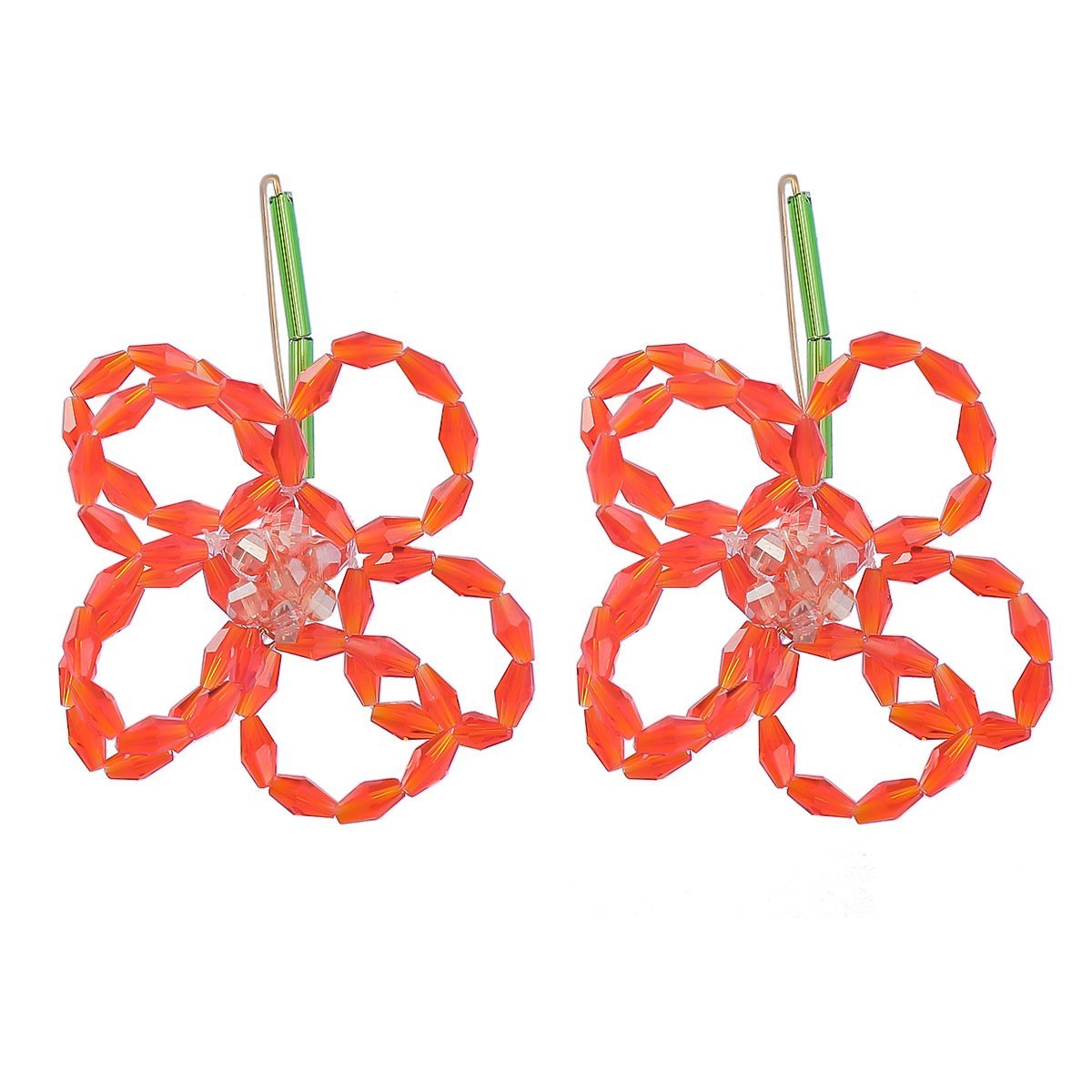 Fashion Acrylic Floral Earrings